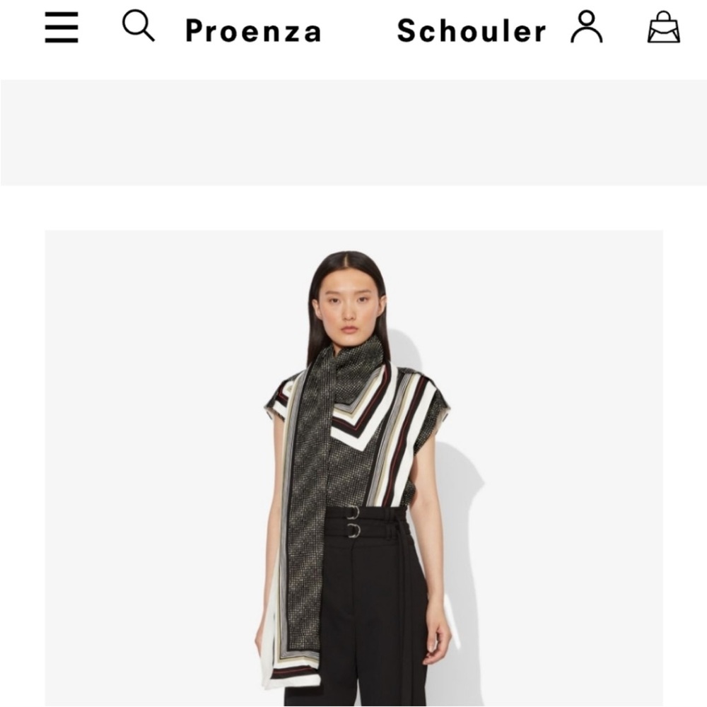Proenza Schouler Sleeveless scarf top